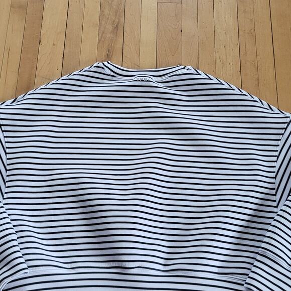 Abercrombie & Fitch Striped Crew Neck Sweater - Black and White - Picture 5 of 10